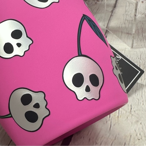 NWT cobwebs & caldrons Pink cherry Skull Pattern Mug whimsygoth coquette punk - Picture 6 of 6